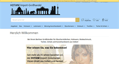 Desktop Screenshot of hotani.de